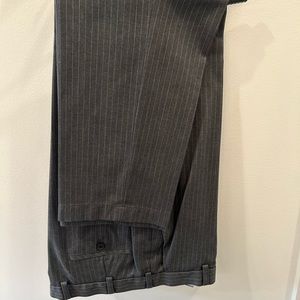 Brooks Brothers Advantage Chinos 36 by 30, gray pinstripe